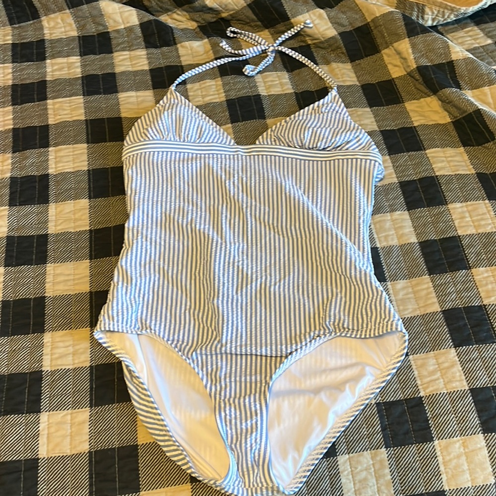 Seersucker one piece